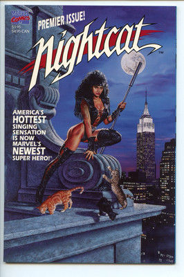 Nightcat #1 Marvel Comics Modern Age 1st App of Nightcat Joe Jusko Cover vf/nm