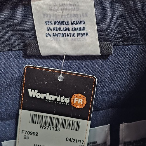 Workrite FR Nomex Pants Mens 31x34 Wildland Dual-Compliant Made With Kevlar Work - Picture 7 of 16