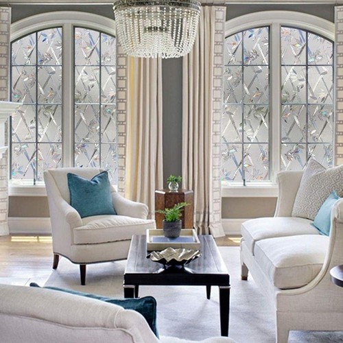 Practical and Stylish 3D Static Cling PVC Glass Film Sticker for Home Decor - Picture 22 of 24