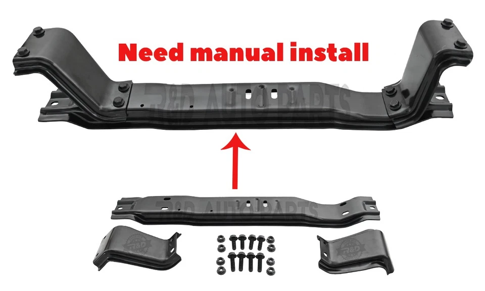 Auto Transmission Crossmember For Ford F150 F250 F350 1980-96 E40D 2WD F4TA-MA  - Image 2 of 4