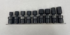 Snap-On 3/8" Drive 6-Point Metric Impact Swivel Socket Set 207IPFM 141236583 