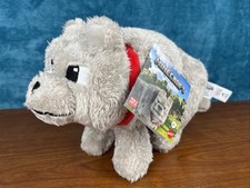 Minecraft Movie Dennis Plush Mojang 2024 Wolf 11" - New With Tags NWT