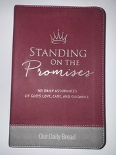 Standing on the Promises Devotional Our Daily Bread 365 Assurances Faux Leather