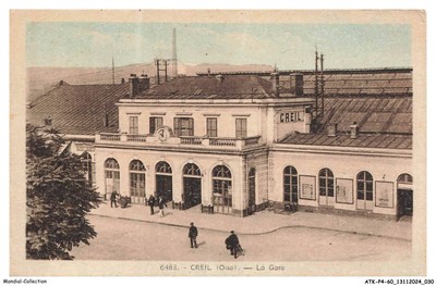 ATKP4-0357-60 - CREIL - La gare