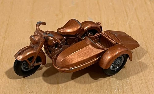 Vintage Matchbox Harley Davidson Motorcycle and Sidecar No. 66 Lesney 1960's