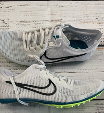 NEW Nike Men's SIZE 6.5 Zoom Mamba 6 Track White Shoes DR2733-102 no spikes 