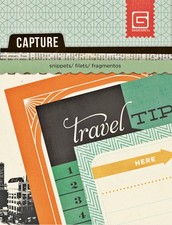 BasicGrey CARTE POSTALE SNIPPETS (24pk) 3x4 POCKET JOURNAL CARDS