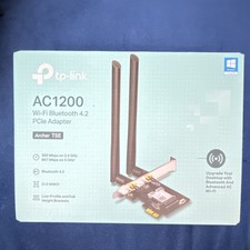 TP-LINK Archer T5E AC1200 Wi-Fi Bluetooth 4.2 PCIe Adapter Dual Brackets