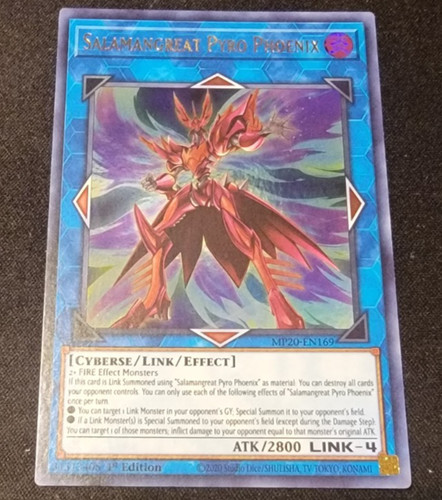 Salamangreat Pyro Phoenix MP20-EN169 YuGiOh 2020 Tin of Lost Memories Mega Pack card