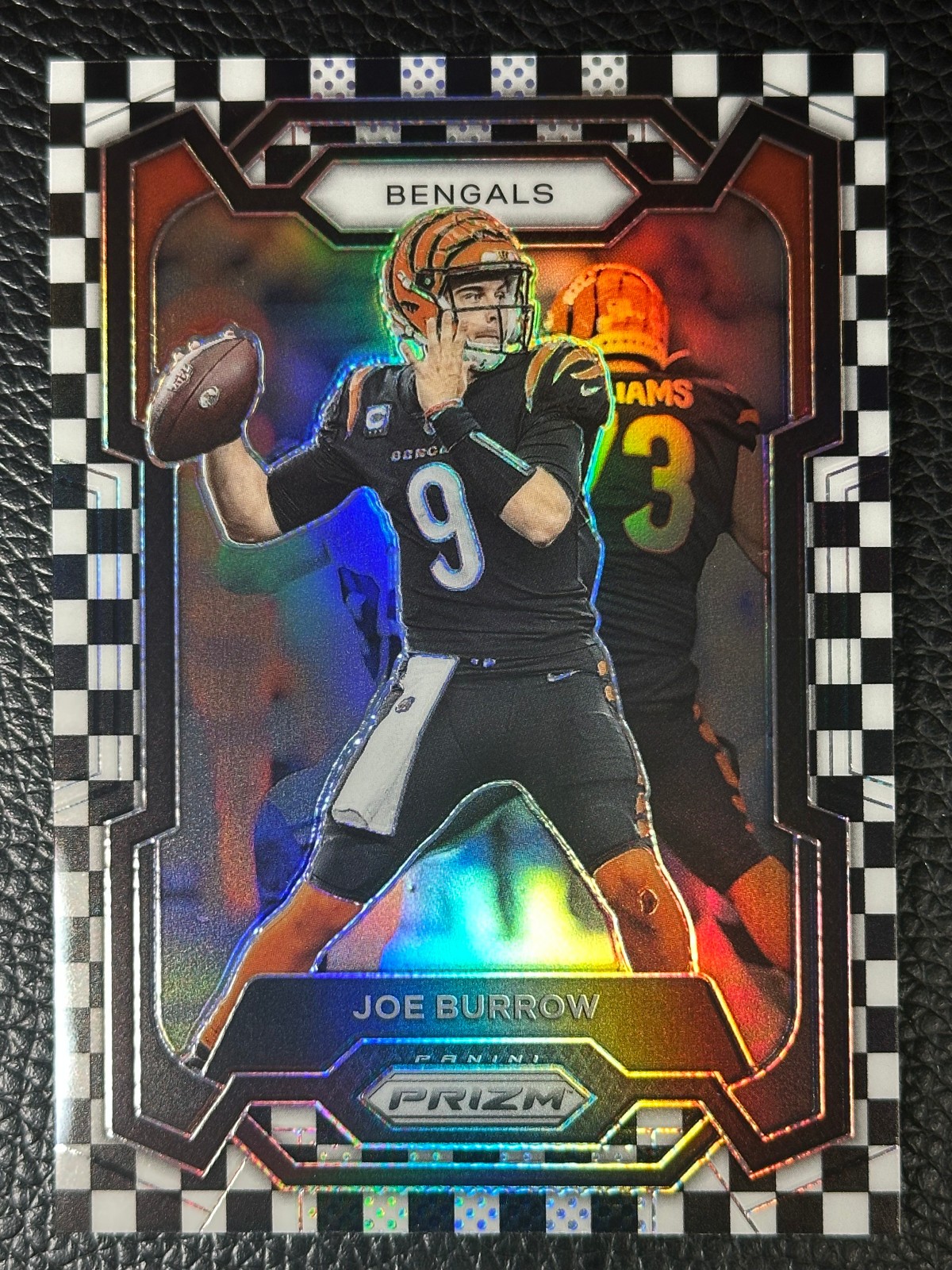 2023 Panini Prizm Black & White Checkerboard #57 Joe Burrow