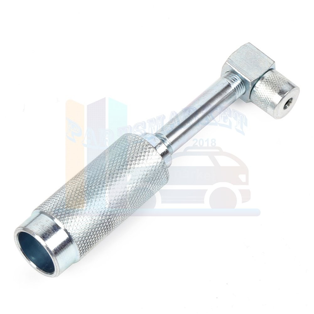 7PCS Grease Gun Adapter Fitting Lubrication Accessory Set Kit With Case