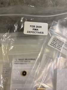 Maury Microwave Coaxial Miscellaneous Defective Parts Total 36 Bags