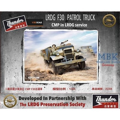 THUNDER MODELS THM35304 LRDG F30 Patrol Truck - CMP in LRDG Service