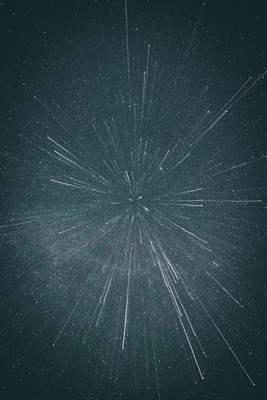 Warp Speed Space Poster Sci-Fi Light Speed Galaxy Stars Wall Art