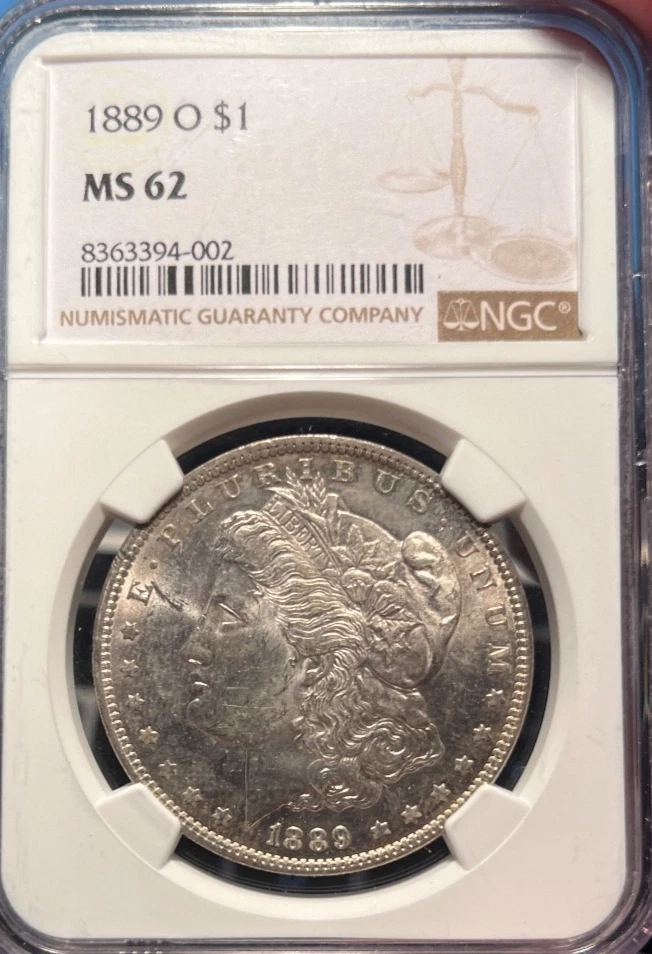1889-O Morgan Silver Dollar NGC MS62.  Freshly Graded - Image 2 of 4