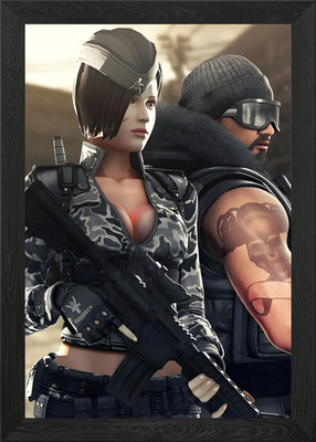 point blank gerahmtes Wandbild Poster Leinwanddruck Bild