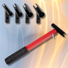 Door Hinge Adjustment Tool Set, 4-in-1 Hinge Gap Adjusting Wrench Kit for Com...