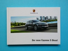 Prospekt / Buch / Katalog / Broschüre - Porsche Cayenne (92A) - S Diesel - 09/12