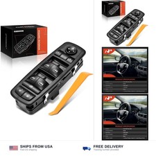A-Premium Front Left Driver Side Power Window Switch, No Auto Function  Comp...
