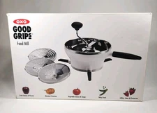  OXO Good Grips Food Mill 3-in-1 Design For Fine, Medium, Course Purées