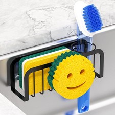 Sponge Holder for Kitchen Sink, Dish Soap Holder Rack for Kitchen with Suction ,