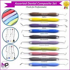 Professional LM Arte Composite Filling Instruments – 10-Piece Silicone Handle