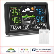 Powerful Weather Station for Indoor Outdoor M...