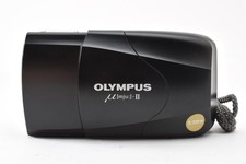  MINT Olympus mju II Black 35mm Point  Shoot Film Camera From JAPAN