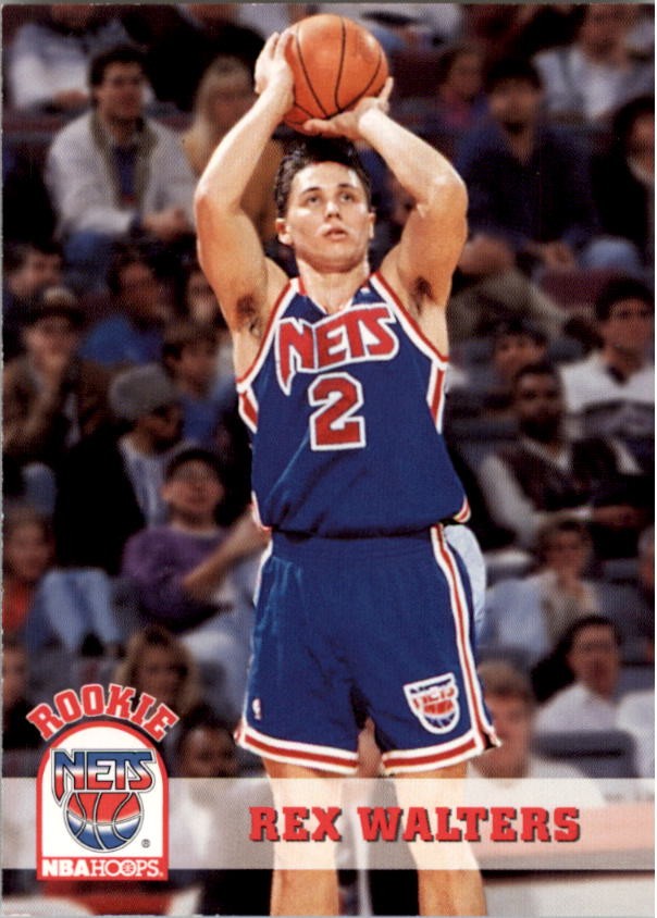 1993-94 Hoops #374 Rex Walters RC - BSK