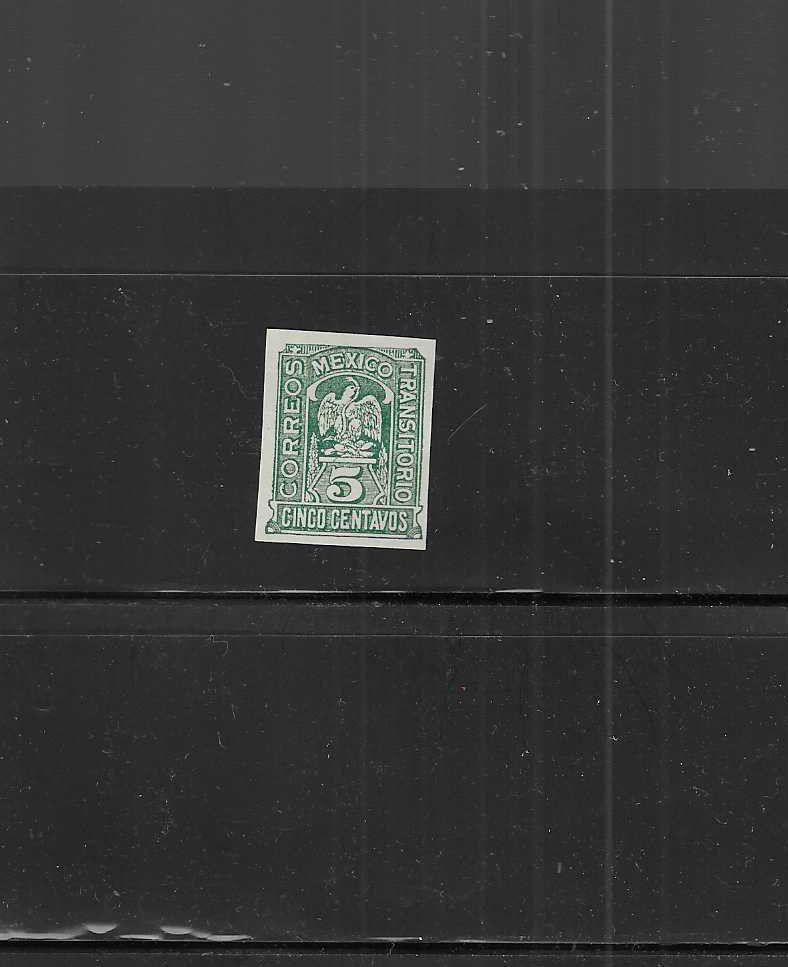 MEXICO Booklet pane 1914 CINCO stamp SC# 369a - 5c Mint H  S1