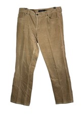Vintage Calvin Klein Corduroy Pants Jeans Women Size 14 Straight Tan