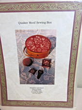 Samplers And Such QUAKER MOTIF SEWING BOX Counted Cross Stitch Pattern