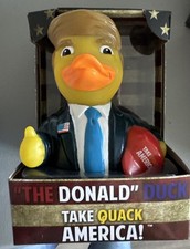 Celebriducks "The Donald" Duck Take Quack America Donald Trump Rubber Duck