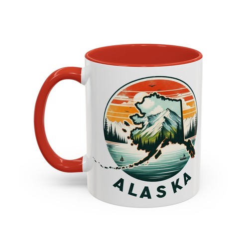 Alaska Coffee Mug, Souvenir Gift for Coffee Lovers, AK Mug, Travel Gift, Accent - Picture 8 of 17