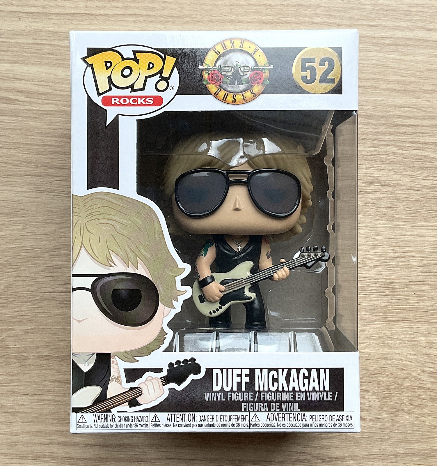 Funko Pop Rocks Guns N Roses Duff Mckagan #52 + Protector Gratis