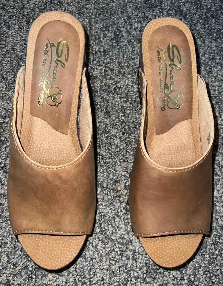 NUEVA Sandalia Mula Sbicca Montrose Beige Mujer Talla 10 Foto 2 de 4