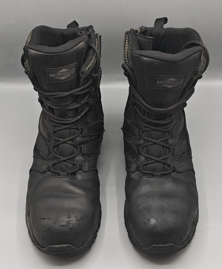 Merrell Moab 2 8" Stivali da Lavoro Risposta Tattica Uomo 11 5 Med Impermeabili Comp Toe