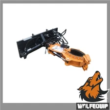 Rotating Grapple Rock & Log Three Finger Wolfequip Skid Steer w/In-Cab Remote