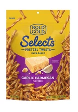 🟠 New Rold Gold Selects Garlic Parmesan Pretzel Twists Over Baked Sticks 16oz