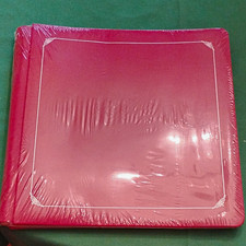 Red Solid Scrapbook Creative Memories Scrapbook Album