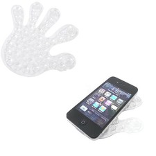 Suction Holder Non-Slip Double Sided Mini Glass Desktop Tile for Smart Phones