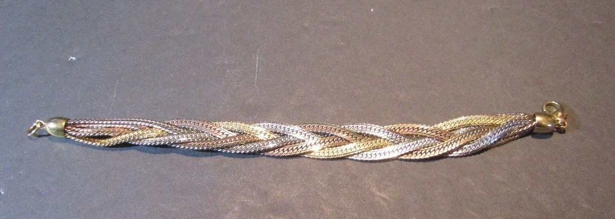 Three Stranded Herringbone Bracelet - image 1