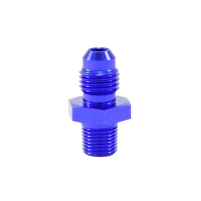 Alu Fitting AN4 Adapter 1/8 NPT Dash 4 Verbinder Anschluss 7/16 - 20UNF Männlich