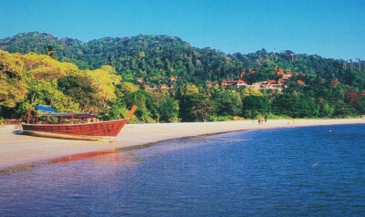 Ba Kan Tiang Beach Koh Lanta Krabi Thailand Beach Postcard