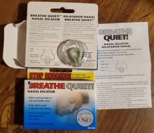 TWO Reusable Nasal Dilators-STOPS/AIDS Anti Snore Snoring-Sleep Apnea Breathing