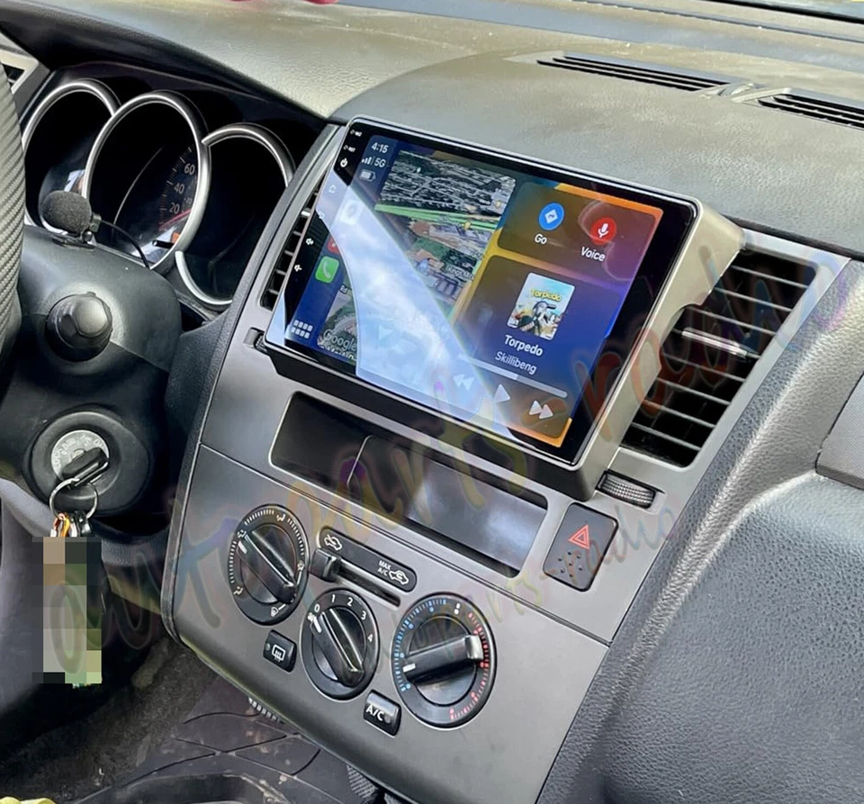 For 2007-2011 Nissan Versa Android 14 Wireless Carplay Stereo Radio Navi GPS AHD Foto 3 de 4