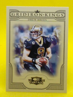 Drew Brees 2008 Donruss Threads GRIDIRON KINGS #PGK-16