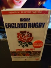 INSIDE ENGLAND RUGBY - SWEET CHARIOT VHS VIDEO TAPE - RARE