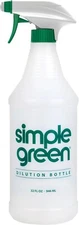 Simple Green Reusable Dilution 32 oz Bottle - Mix Measurement Guide Bottle