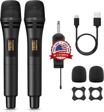 Microfonos Inalambricos Profesionales Profesionales Recargables Presentadores US